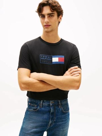 Tommy Hilfiger - Áo Thun Tay Ngắn Nam Brand Love Text Box Tee