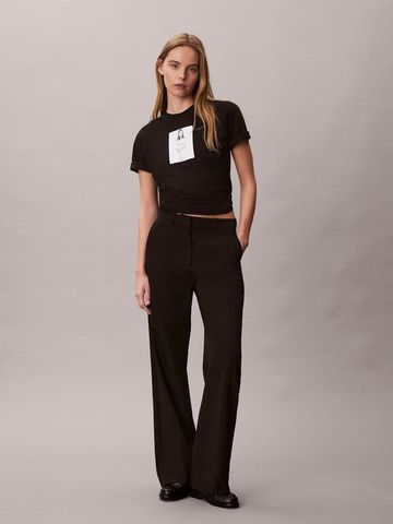 Calvin Klein - Áo Thun Tay Ngắn Nữ Kate Moss Classic Graphic Tee