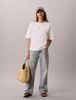 Calvin Klein - Áo Thun Tay Ngắn Nữ Cooling Cotton Jersey Relaxed Tee