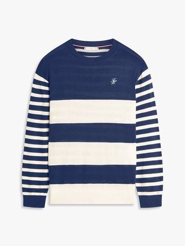 Tommy Hilfiger - Áo đệt kim Sweater Nữ Relaxed Crew Neck Jumper With Silk