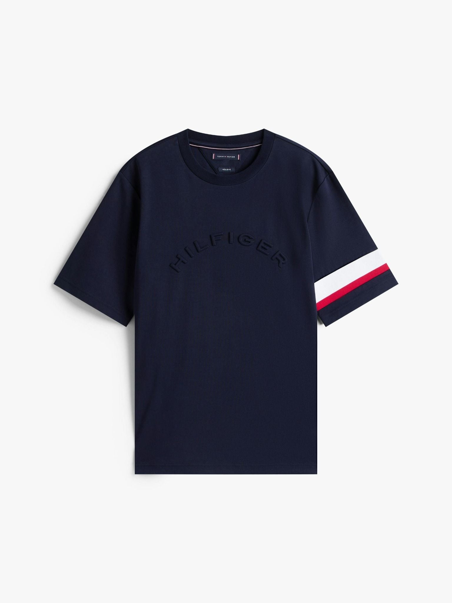 Tommy Hilfiger - Áo thun tay ngắn nam Colour-Blocked Sleeve Interlock Knit T-Shirt
