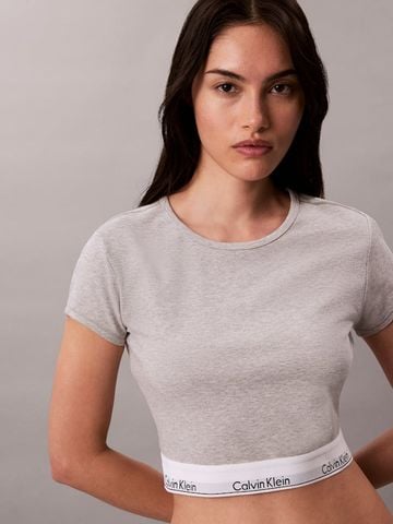 Calvin Klein - Áo Thun Thể Thao Nữ Icon Sport Modern Cotton T-Shirt
