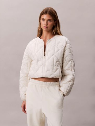 Calvin Klein - Áo Khoác Nữ Reversible Logo Quilted Jacket - 2