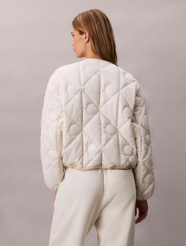 Calvin Klein - Áo Khoác Nữ Reversible Logo Quilted Jacket - 4
