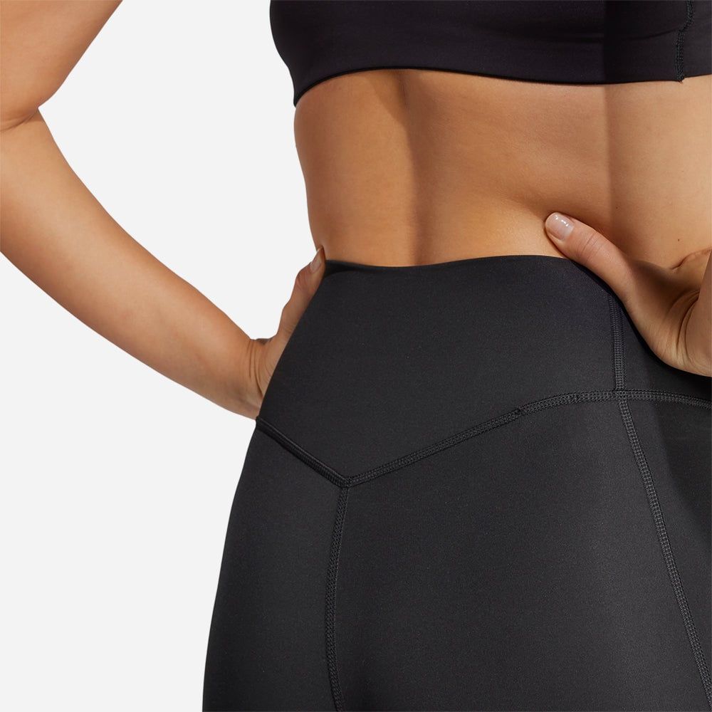 adidas - Quần dài ống bó Nữ Women's Adidas Optime Stash 7/8 Tights - Black