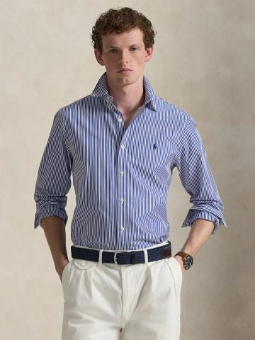 Ralph Lauren - Áo Sơ Mi Nam Slim Fit Striped Stretch Poplin Shirt