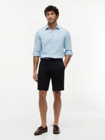 Tommy Hilfiger - Quần Kaki Ngắn Nam Denton Belted Twill Slim Bermuda Shorts