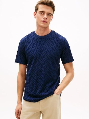Tommy Hilfiger - Áo Thun Tay Ngắn Nam Cotton Jacquard Flag Tee