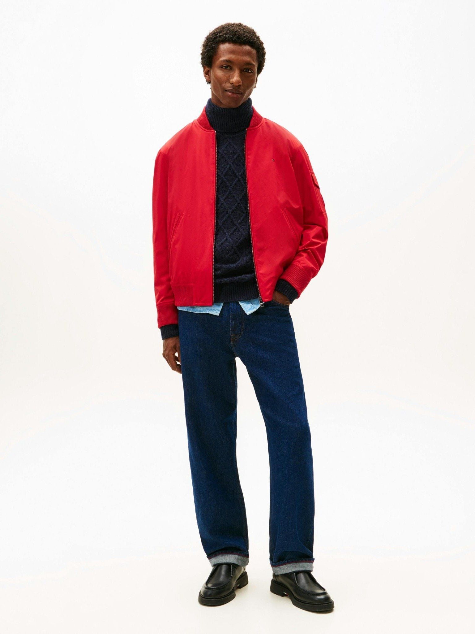 Tommy Hilfiger - Áo khoác tay dài nam Lightweight Bomber Jacket