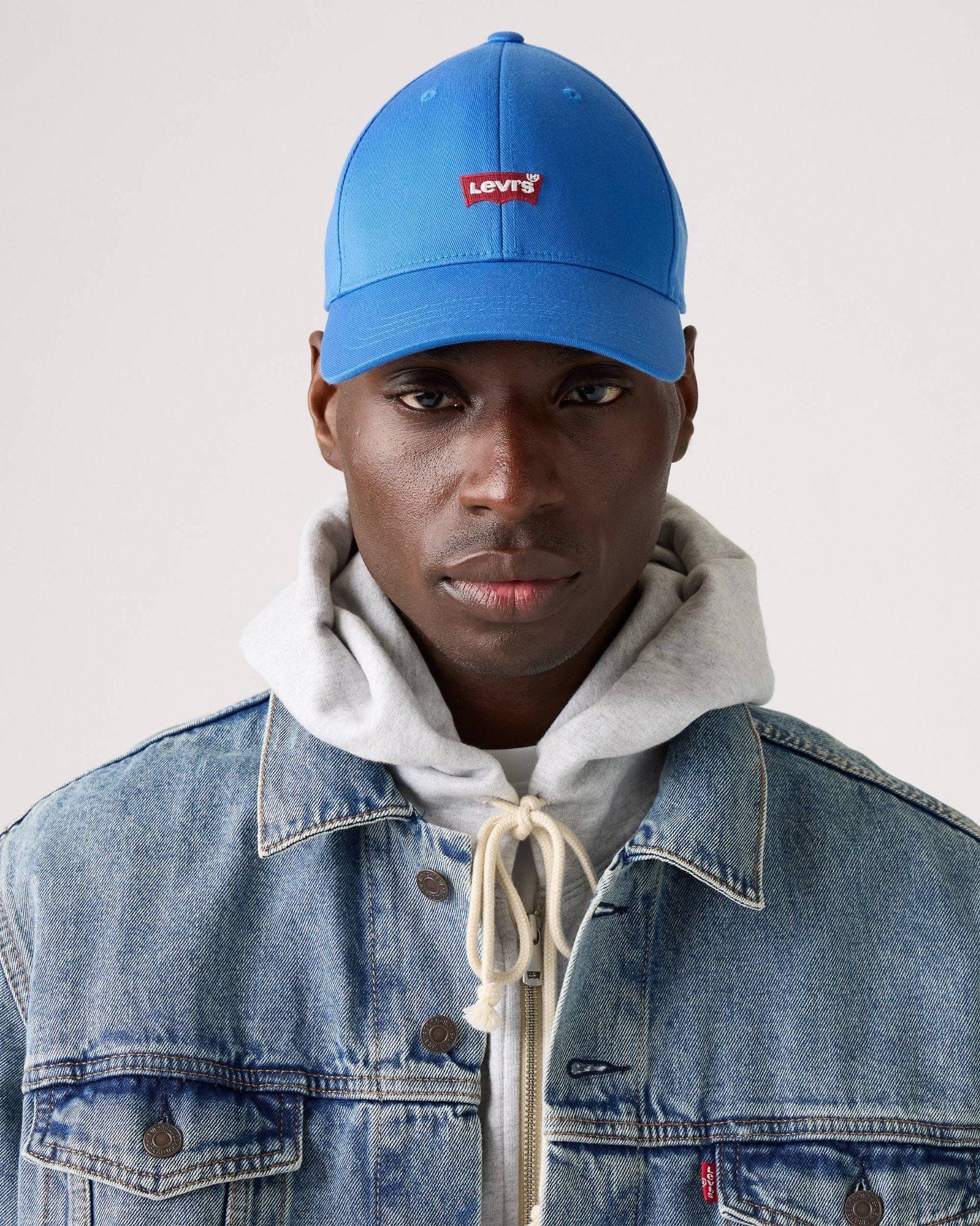 Levi's - Nón nam Flexfit® Housemark Logo Cap - Blue