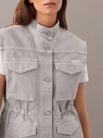 Calvin Klein - Áo Khoác Nữ Fitted Utility Vest