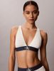 Calvin Klein - Áo Ngực Nữ Triangle Bralette - Graphic Monogram Microfibre Stretch