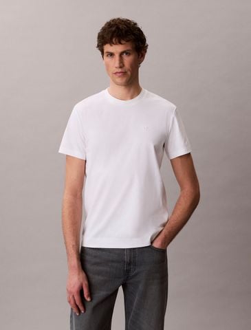 Calvin Klein - Áo Thun Tay Ngắn Nam Premium Double Knit Supima Cotton Crewneck Tee