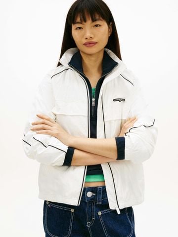 Tommy Hilfiger - Áo Khoác Thể Thao Nữ Water Repellent Piping Track Jacket
