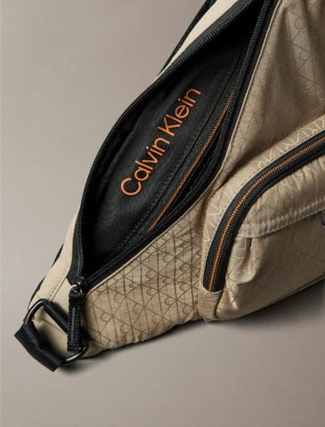 Calvin Klein - Túi Đeo Chéo Nam Allover Emblem Logo Utility Sling Bag