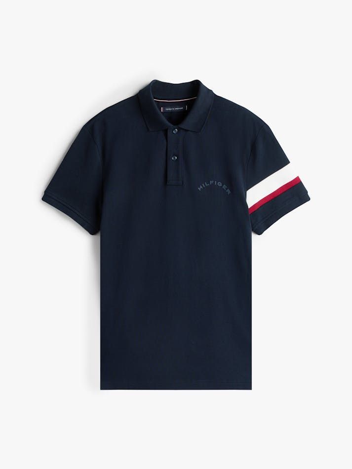 Tommy Hilfiger - Áo thun có cổ polo tay ngắn nam RWB Sleeve Tape Polo