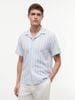 Tommy Hilfiger - Áo Sơ Mi Nam Linen Blend Textured Stripe Short Sleeve Shirt