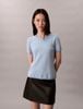Calvin Klein - Áo len tay ngắn nữ Knit Cap Sleeve Baby Tee
