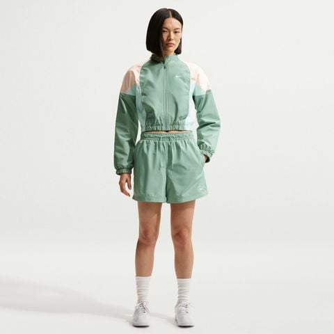 Nike - Quần Ngắn Thể Thao Nữ Nike Sportswear Classic Wovens Women's Mid-Rise Shorts
