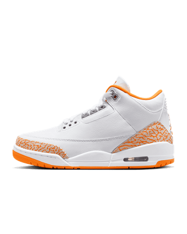 Nike - Giày Sneakers Nữ Air Jordan 3 White And Orange Peel