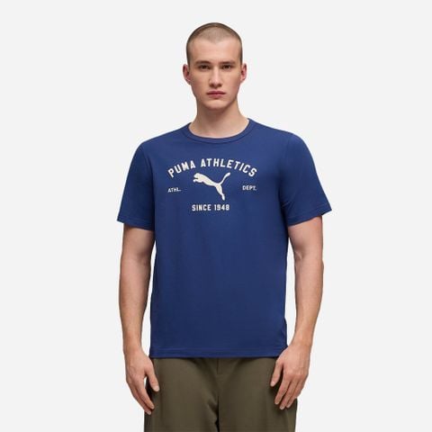 Puma - Áo Thun Tay Ngắn Nam Class Graphic Tee Jewel