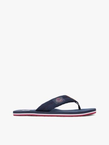 Tommy Hilfiger - Dép Xỏ Ngón Nam Crest Patch Webbing Strap Flip-Flops