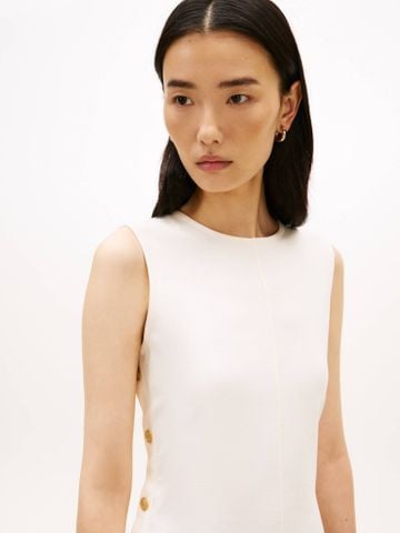 Tommy Hilfiger - Đầm Midi Nữ Gold Button Long Midi Dress - 2