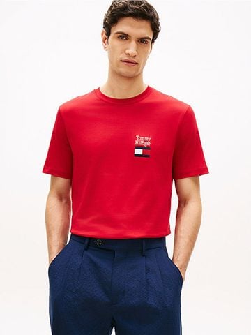Tommy Hilfiger - Áo Thun Tay Ngắn Nam Brand Love Text Stack Tee