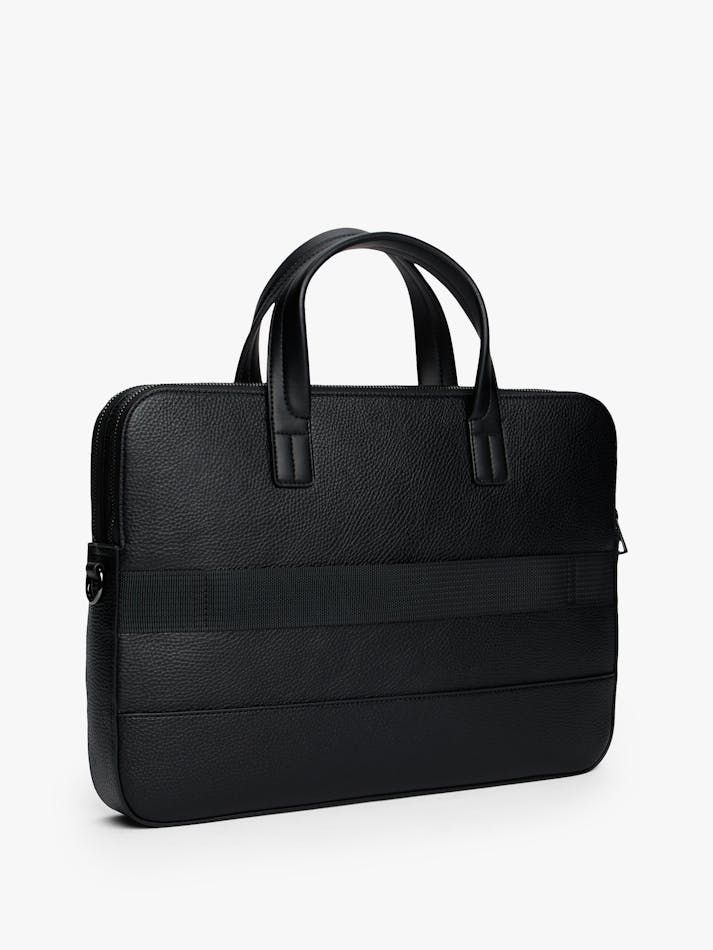 Tommy Hilfiger - Túi xách công sở nam Metal Logo Pebble Grain Laptop Bag