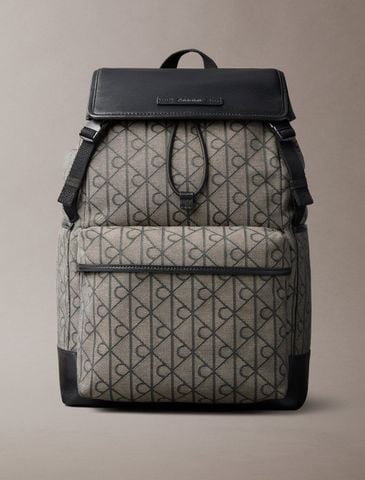 Calvin Klein - Ba Lô Nam Water Repellent Logo Jacquard Backpack