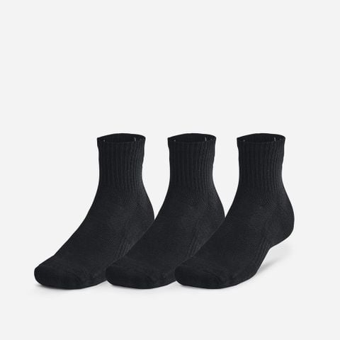 Under Armour - Vớ Tập Luyện Unisex Mid Training Socks Mid TC 3 Pack Quarter