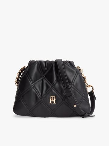 Tommy Hilfiger - Túi Đeo Chéo Nữ Quilted Chain TH Monogram Crossbody Bag