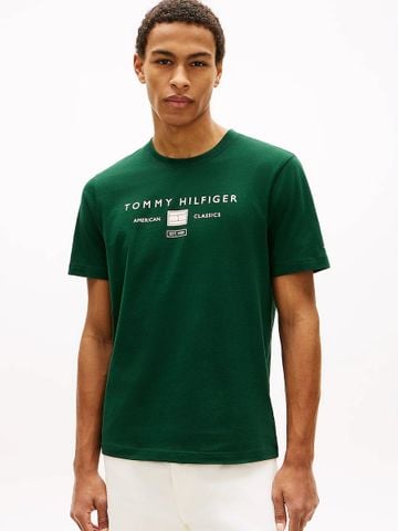 Tommy Hilfiger - Áo Thun Tay Ngắn Nam Brand Love Mono Stack Tee