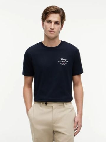 Tommy Hilfiger - Áo Thun Tay Ngắn Nam Logo Jersey Crew Neck T-Shirt
