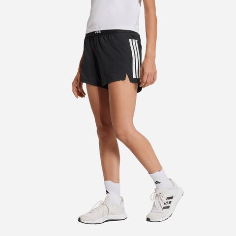 Adidas - Quần Ngắn Thể Thao Nữ Hyperglam 3-Stripes Woven