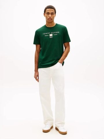 Tommy Hilfiger - Áo Thun Tay Ngắn Nam Brand Love Mono Stack Tee