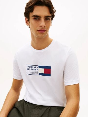 Tommy Hilfiger - Áo Thun Tay Ngắn Nam Logo Jersey Crew Neck T-Shirt
