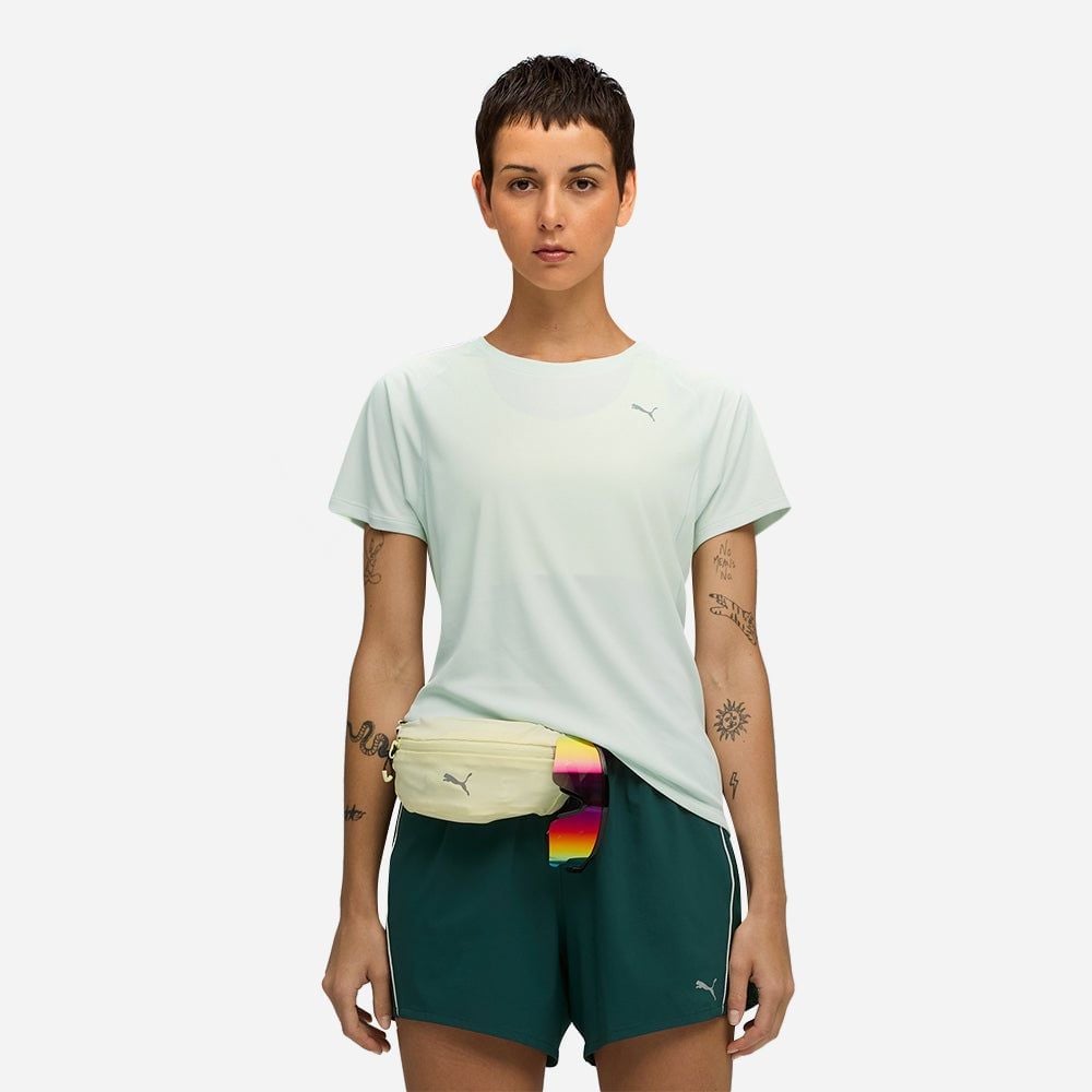 Puma - Áo thun nữ Women's Puma Run Velocity (Poly) Tee - Mint