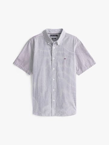 Tommy Hilfiger - Áo sơ mi tay ngắn nam Lightweight Poplin Stripe Shirt