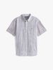 Tommy Hilfiger - Áo sơ mi tay ngắn nam Lightweight Poplin Stripe Shirt