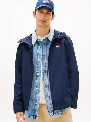 Tommy Hilfiger - Áo Khoác Nam Water Repellent Ripstop Hooded Zip-Thru Jacket