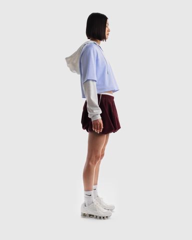 Nike - Áo Tay Ngắn Thể Thao Nữ Sportswear Heritage Festival Crop Mesh Jersey