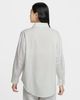 Nike - Áo Sơ Mi Nữ Nike Sportswear Chill Poplin Women's Oversized Woven Long-Sleeve Striped Top