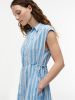 Tommy Hilfiger - Đầm Sơ Mi Nữ Tie Detail Cap Sleeve Midi Shirt Dress