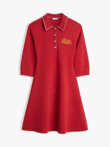 Tommy Hilfiger - Đầm Polo Nữ Lny Fnf Polo Sweat Dress