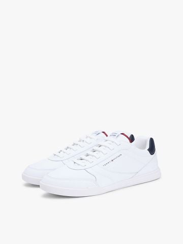 Tommy Hilfiger - Giày Sneakers Nam Contrast Heel Trainers With Leather - 4