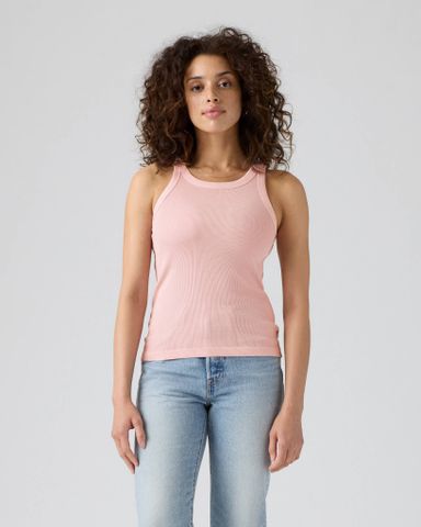 Levi's - Áo thun ba lỗ nữ Essential Racer Tank - Pink