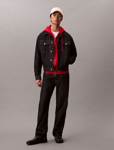 Calvin Klein - Áo Hoodie Dây Kéo Nam Lunar New Year Heavyweight Terry Zip Up Hoodie
