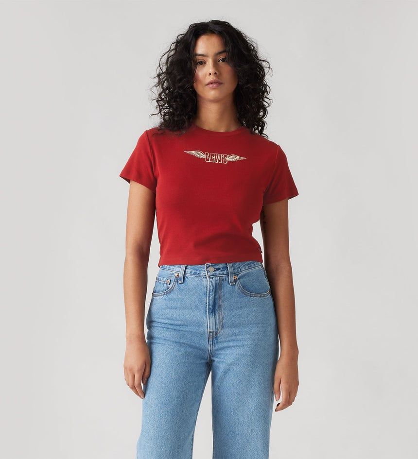 Levi's - Áo thun nữ Graphic Essential Sporty T-shirt - Red