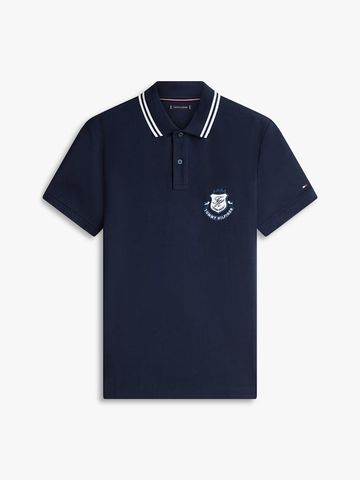 Tommy Hilfiger - Áo Thun Có Cổ Nam Regular Fit Crest Appliqué Polo Shirt